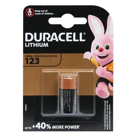 CR123A Lithium (1 stk.) duracell
