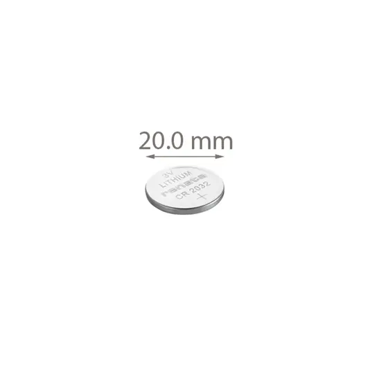 CR2032 (1 Stück) Lithium-Knopfzelle mit hoher Kapazität Renata