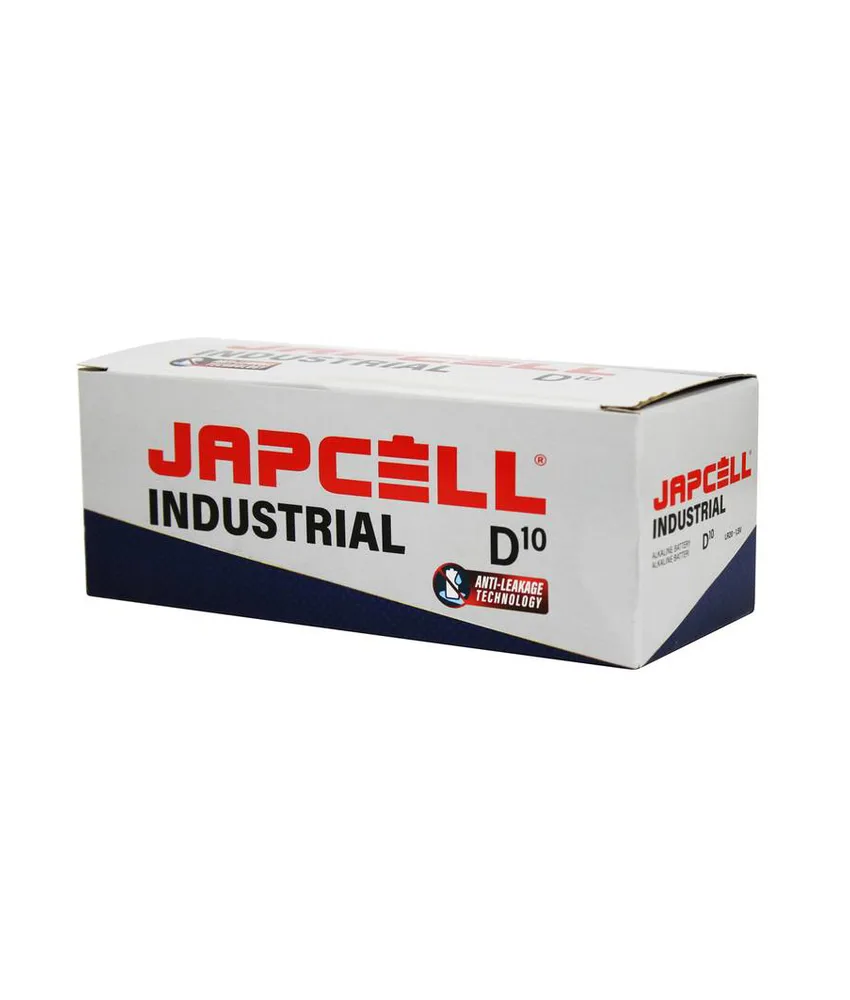 10 pezzi D / LR20 Industrial Japcell, tecnologia anti-perdite unica