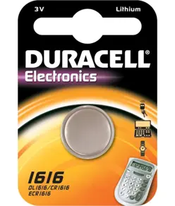 DL1616 / CR1616 knapcelle (1 stk.) duracell
