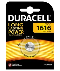 DL1616 / CR1616 knapcelle (1 stk.) duracell