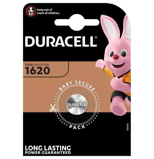 DL1620 / CR1620 knapcelle (1 stk.) duracell