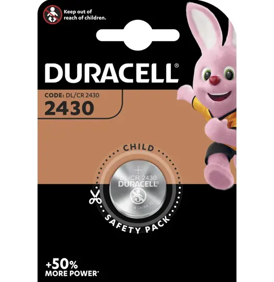 DL2430 / CR2430 knapcelle (1 stk.) duracell