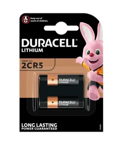 DL245 / 2CR5 - fotobatteri 6V duracell