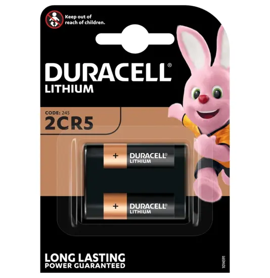 DL245 / 2CR5 - fotobatteri 6V duracell