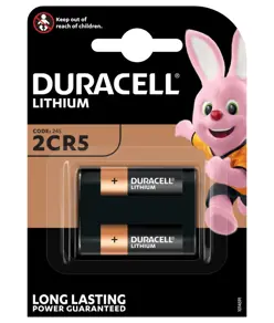 DL245 / 2CR5 - fotobatteri 6V duracell
