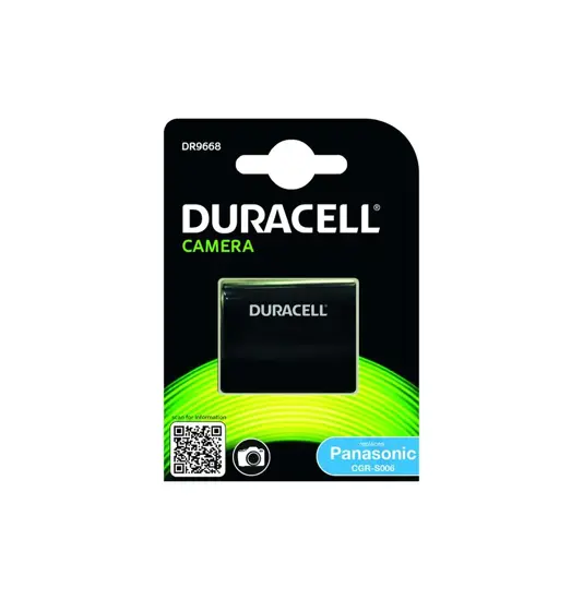DR9668 kamerabatteri til Panasonic CGA-S006 duracell
