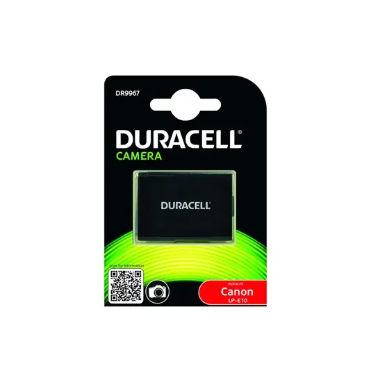 DR9967 kamerabatteri til Canon LP-E10 duracell