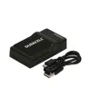 DRO5943 batterilader til Olympus BLH-1 duracell
