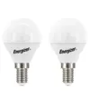Energizer E14 LED a corona 4,9W, (470lm), 3000K, bianco caldo, 2 pz.