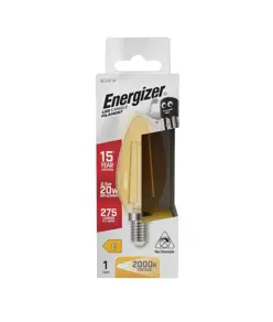 Energizer E14 LED lampadina 2,5W (275lm), 2200K, Bianco caldo