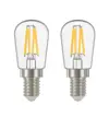 Energizer E14 LED lampadina a incandescenza 2W (240lm), 3000K, bianco caldo, 2 pezzi