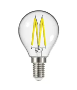 Energizer E14 LED lampadina a sfera 4W (470lm), 2700K, Bianco caldo
