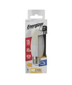 Energizer E27 Lampadina LED 4,2W (470lm), 2700K, bianco caldo, dimmerabile