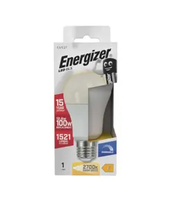Energizer E27 lampadina LED GLS 13,5W (1521lm), 3000K, bianco caldo, dimmerabile