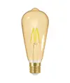 Energizer E27 Lampadina LED ORO, ST64, 5W (550lm), 2200K, Bianco caldo, Dimmerabile