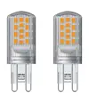 Energizer G9 Lampadina LED 4,2W (470lm), 2700K, bianco caldo, 2 pz.