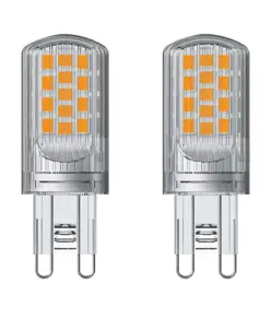 Energizer G9 Lampadina LED 4,2W (470lm), 2700K, bianco caldo, 2 pz.