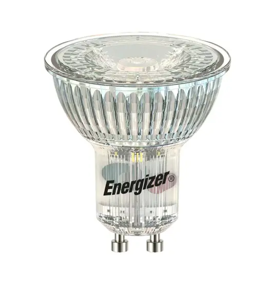 Energizer GU10 Lampadina LED 3,6W (345lm), 3000K, 36°, vetro pieno
