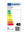 Energizer GU10 Lampadina LED 4,9W (345lm), 3000K, bianco caldo, 4 pz.