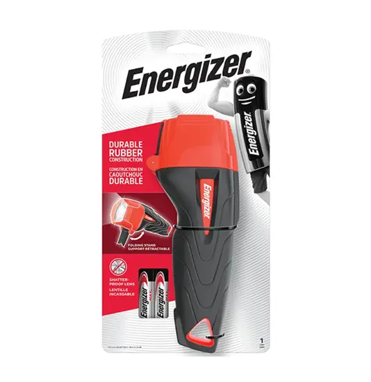 Energizer Impact Rubber Light con 2 batterie AA