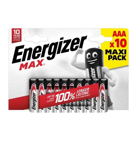 Energizer Max AAA / E92 (blister da 10 pezzi)