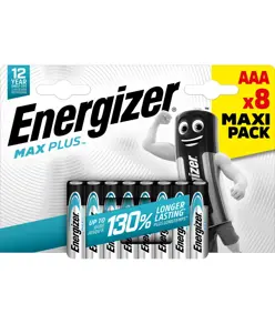 Energizer Max Plus AAA/E92 (blister da 8 pezzi)