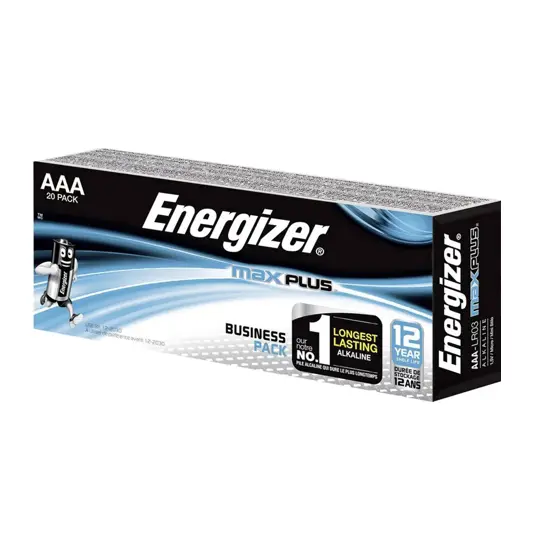 Energizer Max Plus AAA/E92 (confezione da 20)