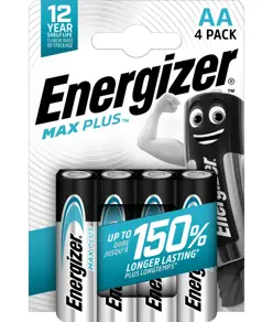 Energizer Max Plus AA/E91 (4 pezzi in blister)
