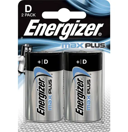 Energizer Max Plus D/E95 (2 pezzi in blister)