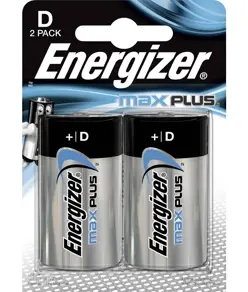 Energizer Max Plus D/E95 (2 pezzi in blister)