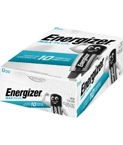 Energizer Max Plus D/E95 (confezione da 20)