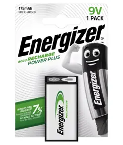 Energizer Ricarica Power Plus 9V / NH22 Batteria 175mAh (1 pz. Blister)