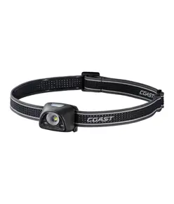 FL1R torcia frontale ricaricabile con luce rossa e bianca da 200 lumen Coast