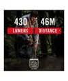FL20R Lampada frontale ricaricabile, 430 lumen Coast