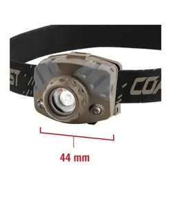 FL65 lampada frontale - camouflage - (415 lumen) - confezione blister Coast