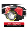 FL75R lampada frontale ricaricabile da 1000 lumen - in confezione da appendere Coast