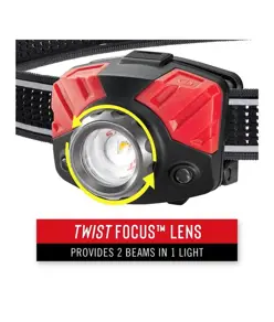 FL75R lampada frontale ricaricabile da 1000 lumen - in confezione da appendere Coast