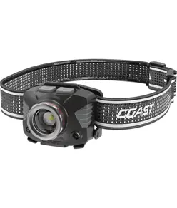 FLX7 lampada frontale, 700 lumen con luce rossa e verde Coast