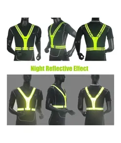 Gilet riflettente con luce LED Japcell