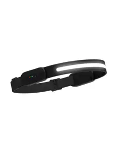 HLSA350 Lampada frontale ricaricabile con sensore, bluetooth e altoparlante - 350 lumen Japcell