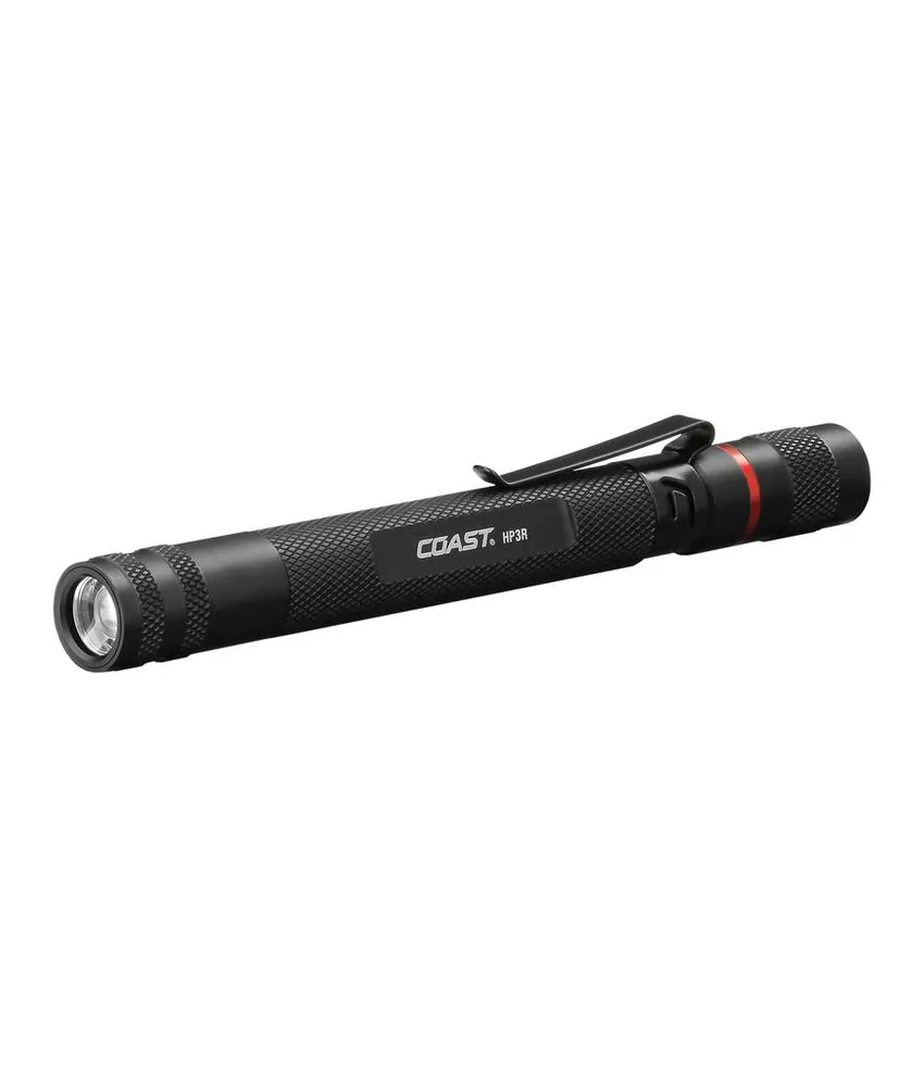 HP3R torcia ricaricabile (500 lumen) - in confezione regalo ibrido Coast, distanza di oltre 89 metri di illuminazione