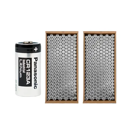 Industrial CR123A Batteri 400 Stk. Kasse - Bulk Panasonic