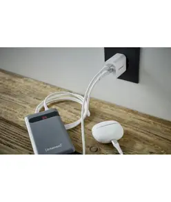Intenso® Caricatore Multiporta USB 30W (1xUSB-A/1xUSB-C) PD 3.0 e QC 4.0 Intenso