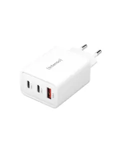 Intenso® Caricatore USB Multiporta GaN 65W (2xUSB-C/1xUSB-A) PD 3.0/QC 4.0 Intenso