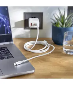 Intenso® Cavo di ricarica e dati USB-C a USB-C, 60W/PD/QC – 1,5 m Intenso