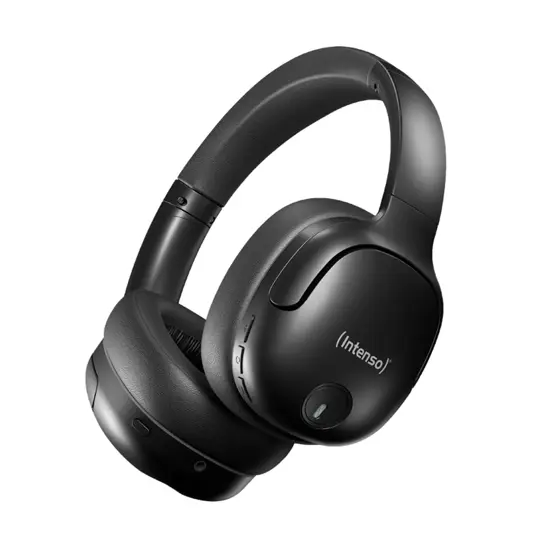 Intenso® O400HA Cuffie Over-ear Wireless con cancellazione attiva del rumore - Nero Intenso