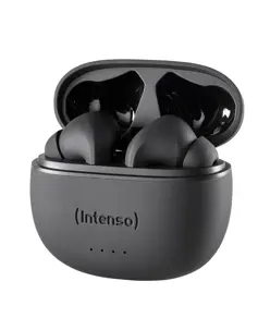 Intenso® T300A Auricolari In-Ear Wireless con cancellazione attiva del rumore – Nero Intenso