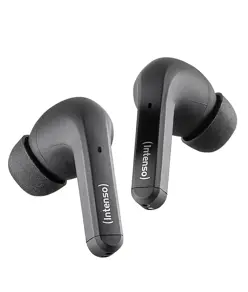 Intenso® T300A Auricolari In-Ear Wireless con cancellazione attiva del rumore – Nero Intenso