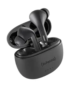 Intenso® T300A Auricolari In-Ear Wireless con cancellazione attiva del rumore – Nero Intenso
